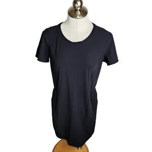 Lululemon‎ Go Endeavor Dress Womens Size 10 Black Mesh Back Vent UPF 50+